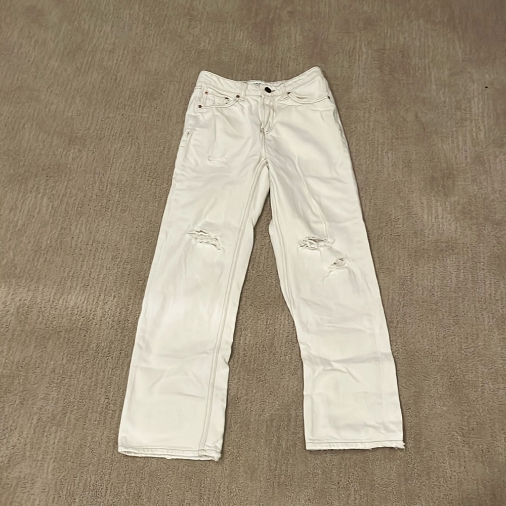 BDG tan ripped jeans